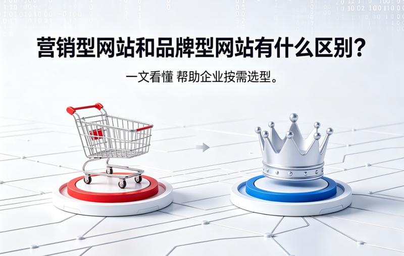 营销型网站和品牌型网站