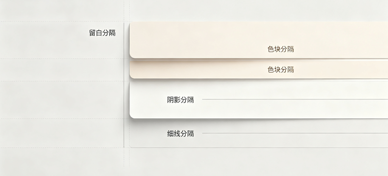 页面结构分割设计规范